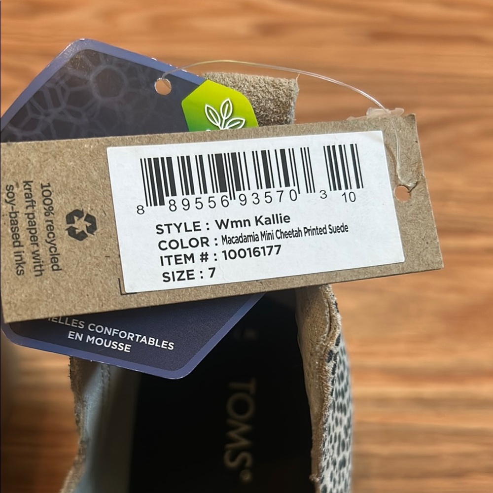 Toms Kallie NWT Speckled Black and White Ankle Booties - Picture 6 of 6